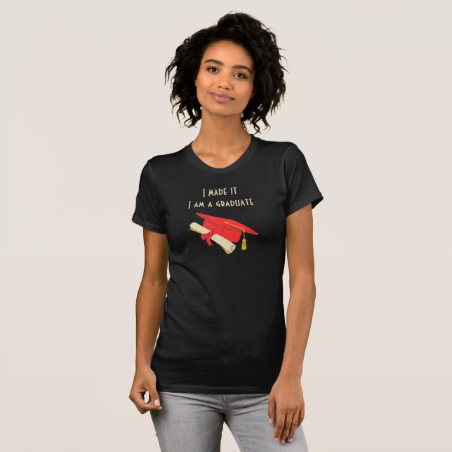 Jag har gjort det, jag är Student T-Shirt (Hel framsida)