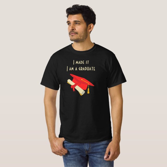 Jag har gjort det, jag är Student T-Shirt (Hel framsida)