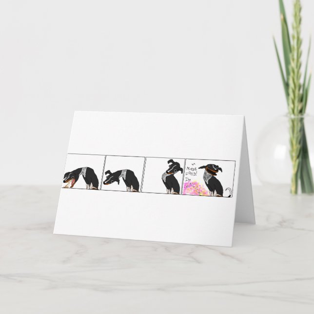 "Jag har gjort mat" Kort (Framsida)