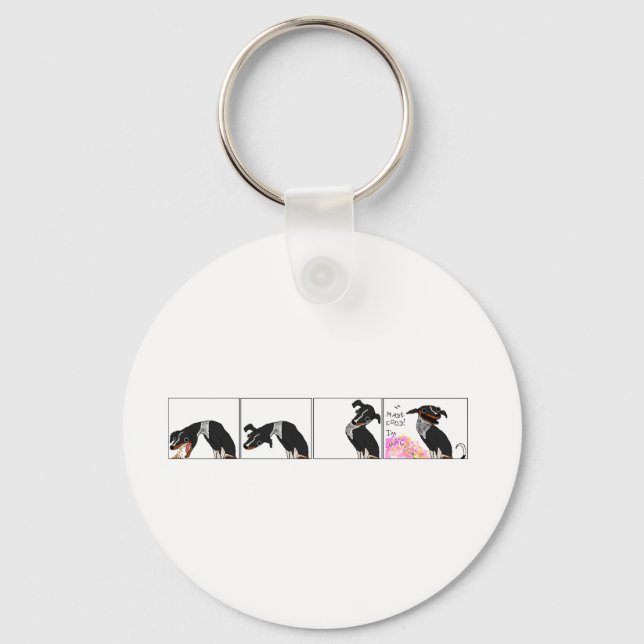 "Jag har gjort mat" Nyckelring (Framsida)