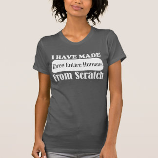 Jag har gjort tre hela människor från tee shirt