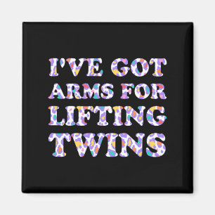 Jag Har Glömt Armar Lyfter Tvillingar Mamma Magnet