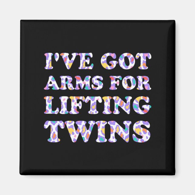 Jag Har Glömt Armar Lyfter Tvillingar Mamma Magnet (Framsidan)