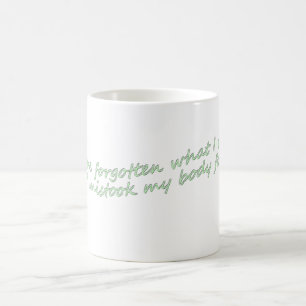 Jag har glömt vad för I förmiddagen egentligen Kaffemugg