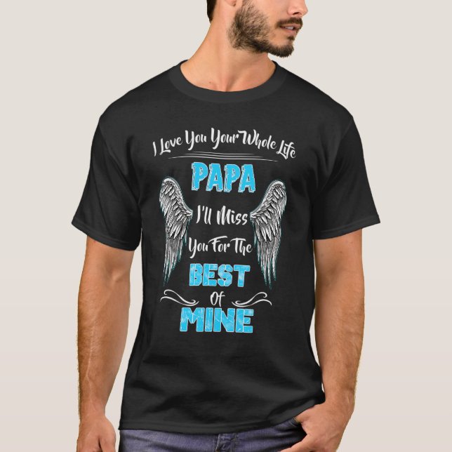 Jag har Guardian Angel i himlen jag kallar Pappa M T Shirt (Framsida)