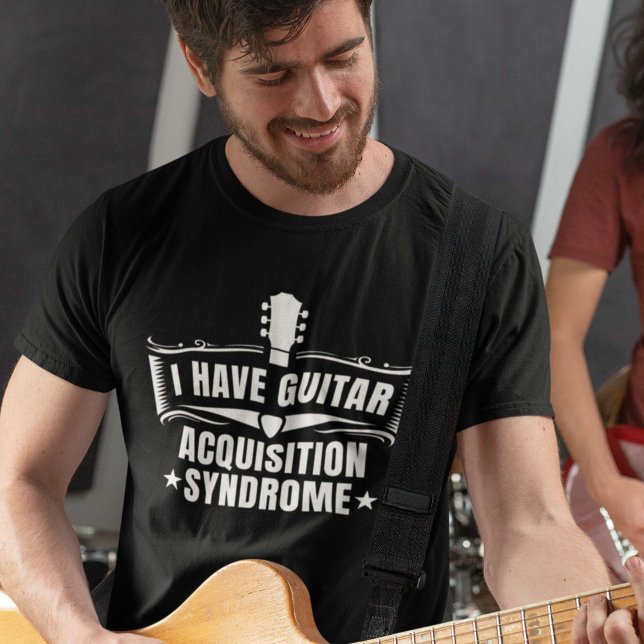Jag har Guitar Acquisition Syndrome T Shirt (guitar acquisition syndrome shirt)