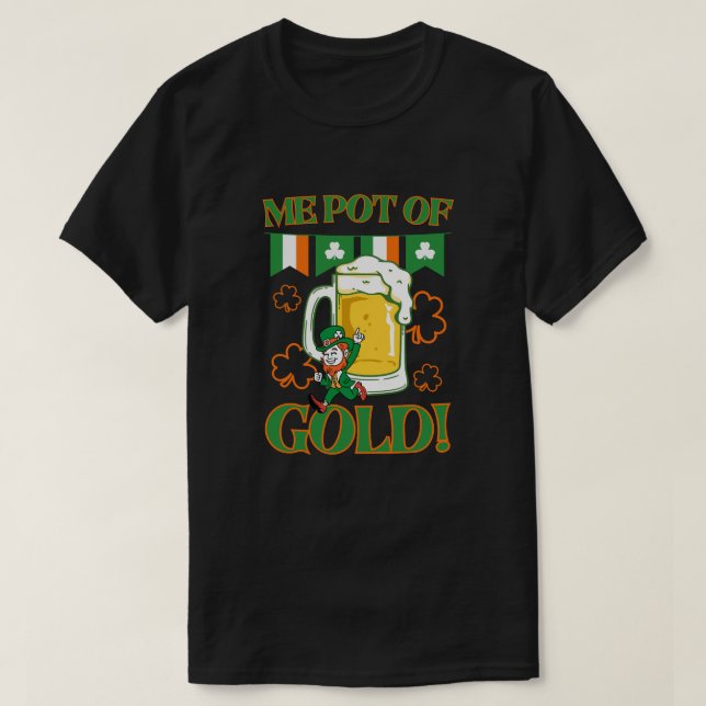 Jag har guld-irish öl t shirt (Design framsida)