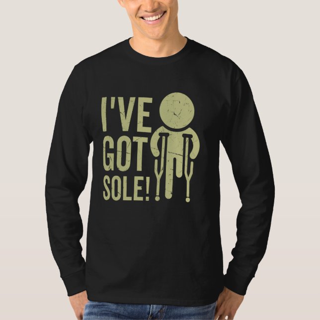 Jag har haft en amputerad fot t shirt (Framsida)