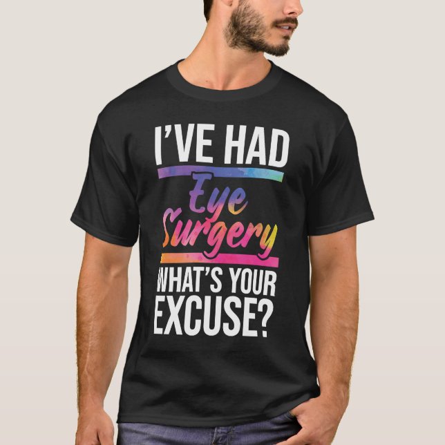Jag har haft Öga Survivor Glaucoma R. T Shirt (Framsida)