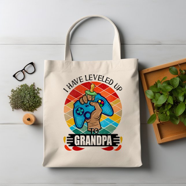 Jag har hållit mig till morfar tygkasse (I Have Leveled Up to Grandpa Tote Bag)