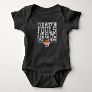 Jag har Har 5 Fouls Funny sarcastic Basketball Pla T Shirt