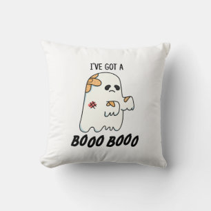 Jag har Har A Boo Boo Funny Halloween Ghost Pun Kudde