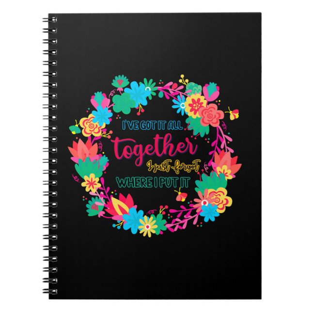 Jag har Har allt jag har glömt var jag lägger Anteckningsbok (Framsidan)