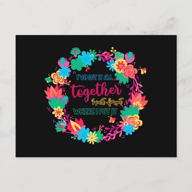 Jag har Har allt jag har glömt var jag lägger Vykort (Framsida)