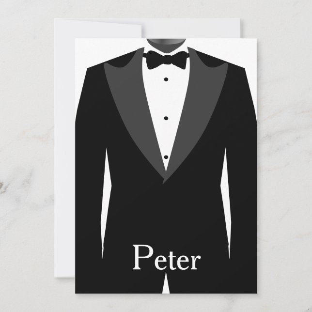 Jag har har att flickan blir min Groomsman. Inbjudningar (Framsida)