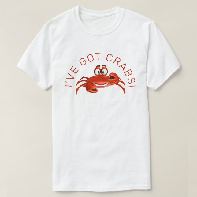 Jag har Har Crabs 3D T-Shirt (Design framsida)