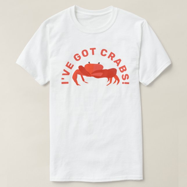 Jag har Har Crabs Coola Crab T-Shirt (Design framsida)
