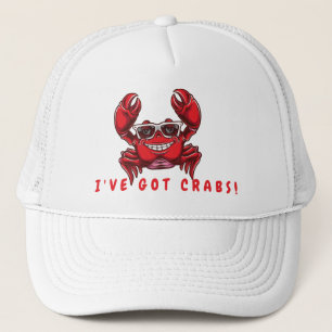 Jag har Har Crabs med solglasögon Truckerkeps