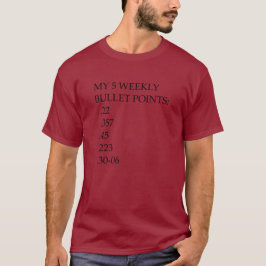 Jag har har din 5-veckors punktpoäng höger här t shirt