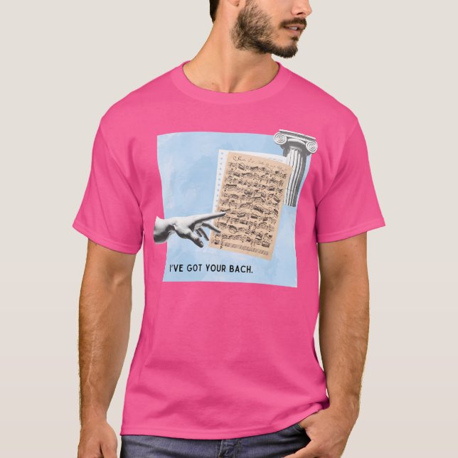 Jag har Har din Bach Hand och Lakan Music T Shirt (Framsida)