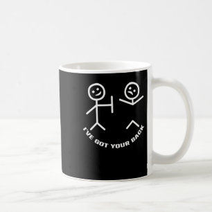 Jag har Har din back Halloween Skeleton Skull Kaffemugg