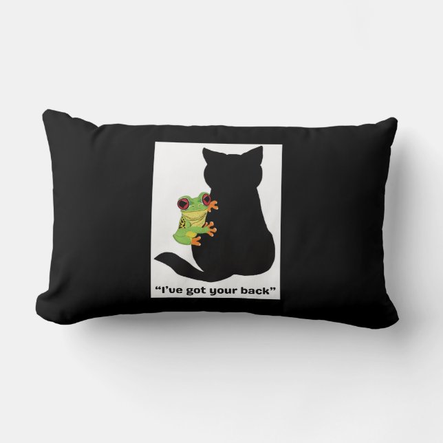 Jag har har din rygg lumbarkudde (Framsida)