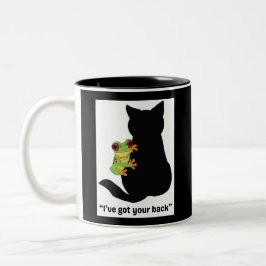 Jag har har din rygg Två-Tonad mugg