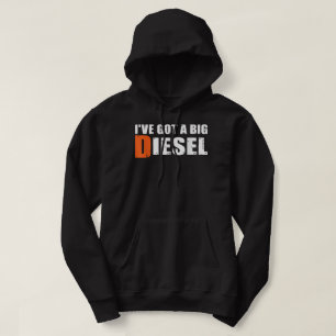 Jag har Har en Big Diesel, Big Rig 4wd Lastbil-gåv Hoodie