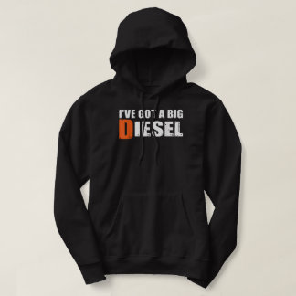 Jag har Har en Big Diesel, Big Rig 4wd Lastbil-gåv Hoodie