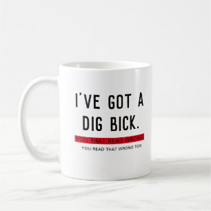 Jag har Har en Grävt Bick Kaffemugg