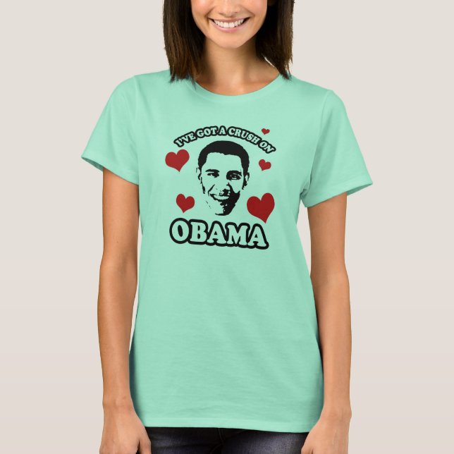 Jag har har en krock på Obama Tee (Framsida)