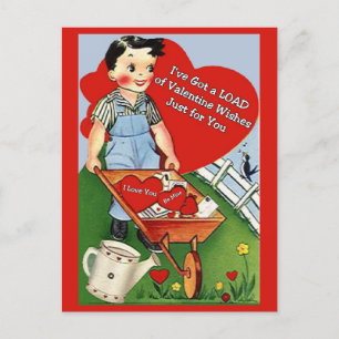 Jag har Har en massa Valentine Önskemål bara för d Vykort