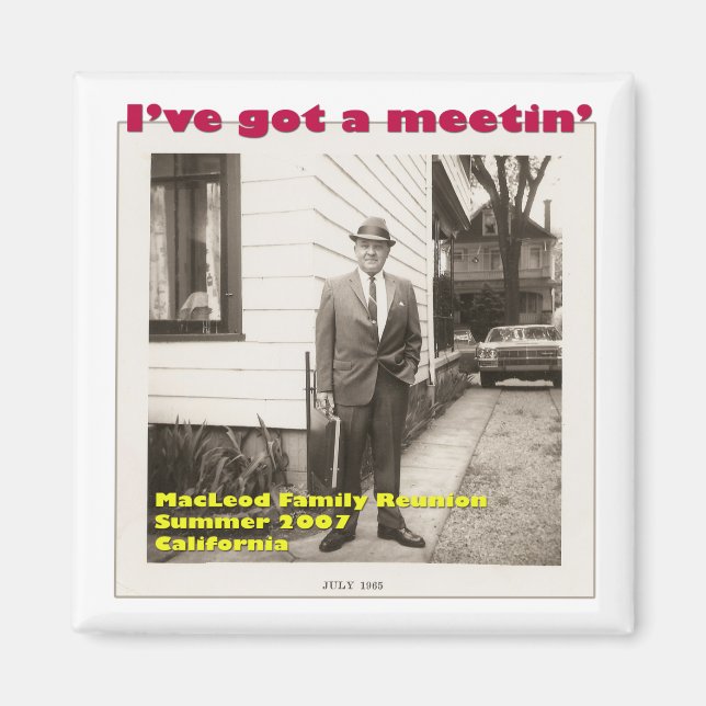 Jag har Har en Meetin Magnet (Framsidan)