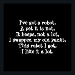 Jag har har en Robot. Poetry. Poster<br><div class="desc">Jag har har en Robot. Dikt om att få en leksak-robot.</div>