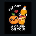 Jag har Har en spricka på dig... Soda Pun Mörk BG. Poster<br><div class="desc">Jag har Har en crush on You Funny Orange Pop Pun har en söt orange och orange soda pop. Perfektens gåva till familj och vänner som kärlek söt soda-soda-pun.</div>