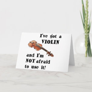 Jag har Har en violin Kort
