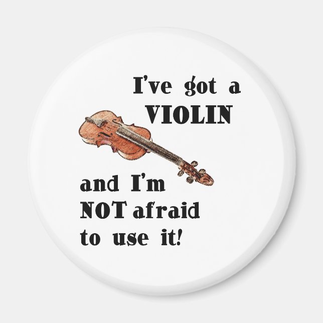 Jag har Har en violin Magnet (Framsidan)