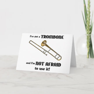 Jag har Har ett trombone Kort