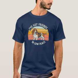 Jag har Har Friends i Low Ställe - Rolig hund älsk T Shirt