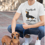 Jag har Har Friends i Low Ställen Dachshund hund T Shirt<br><div class="desc">Den här designen kan vara personlig i det område som tillhandahålls genom att ändra fotot och/eller text. Du kan också anpassa den genom att klicka på Anpassa den här mallen och sedan välja klicka för att anpassa ytterligare alternativ och ta bort eller ändra färg i bakgrunden, lägga till text, ändra...</div>