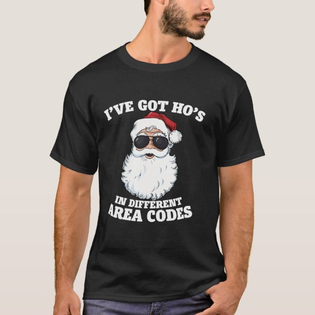 Jag har Har Ho i olika områdeskoder roligt tomten T Shirt (Framsida)