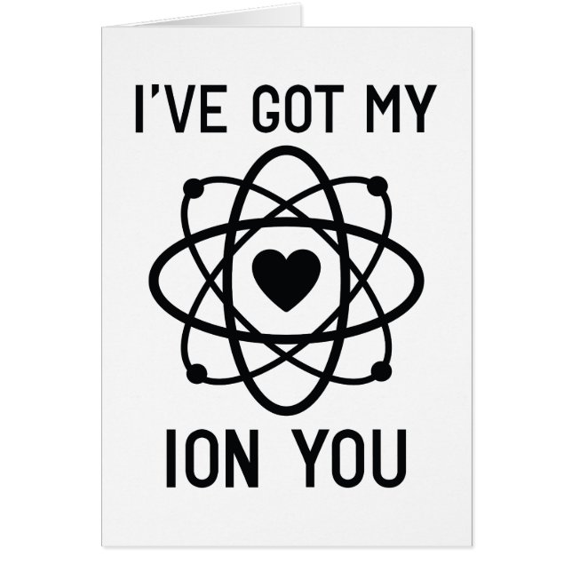 Jag har Har min Ion You Hälsningskort (Framsidan)