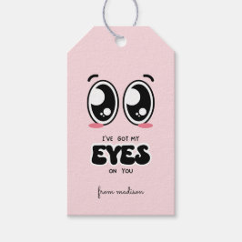 Jag har Har min Öga på er klassrumsdräkt Valentine Presentetikett