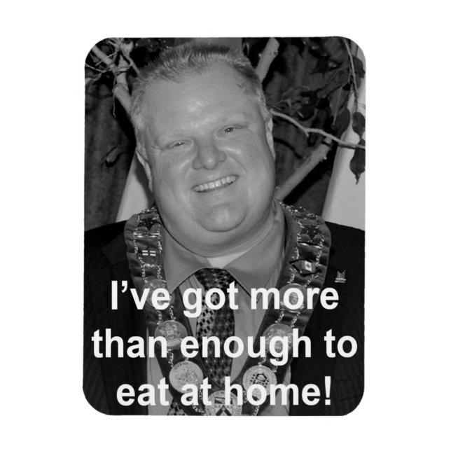 Jag har har nog att äta hemma! magnet (Vertikal)