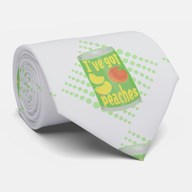 Jag har har persikor Tin av frukt Slips (Rullad)