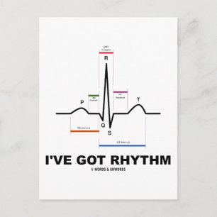 Jag har Har-rytm (EKG - EKG Heart Beat) Vykort