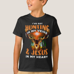 Jag har Har som jagar i mina hjärtan och Jesus i m T Shirt