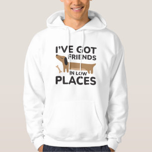 Jag har Har vänner i låg Ställen Hoodie