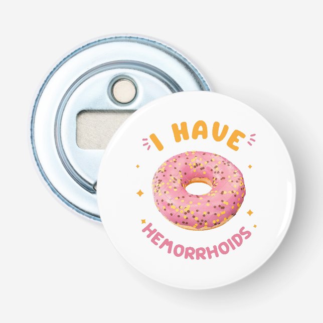 Jag har hemorrojder flasköppnare (Framsidan)