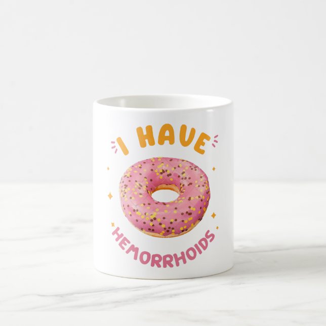 Jag har hemorrojder kaffemugg (Center)